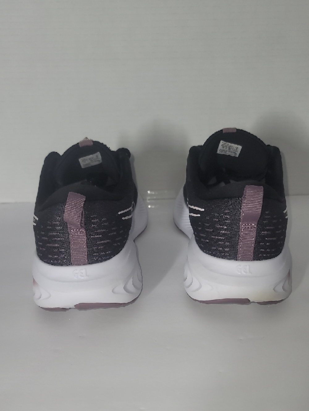 ASICS Black and Light Pink Women's Running Sneakers - Picture 3 of 5